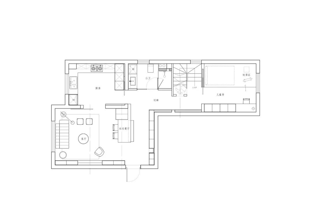 包头的 140m2 现代简约 loft公寓-38