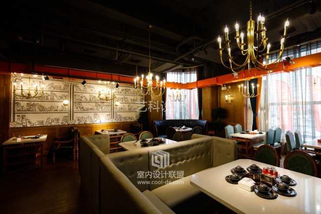 青岛火锅店设计装修案例展示-16