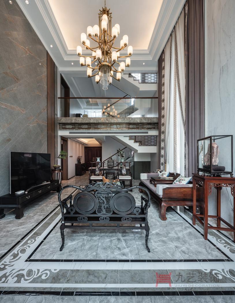 九艺装饰丨别墅丨【优雅中式】东方极境-5