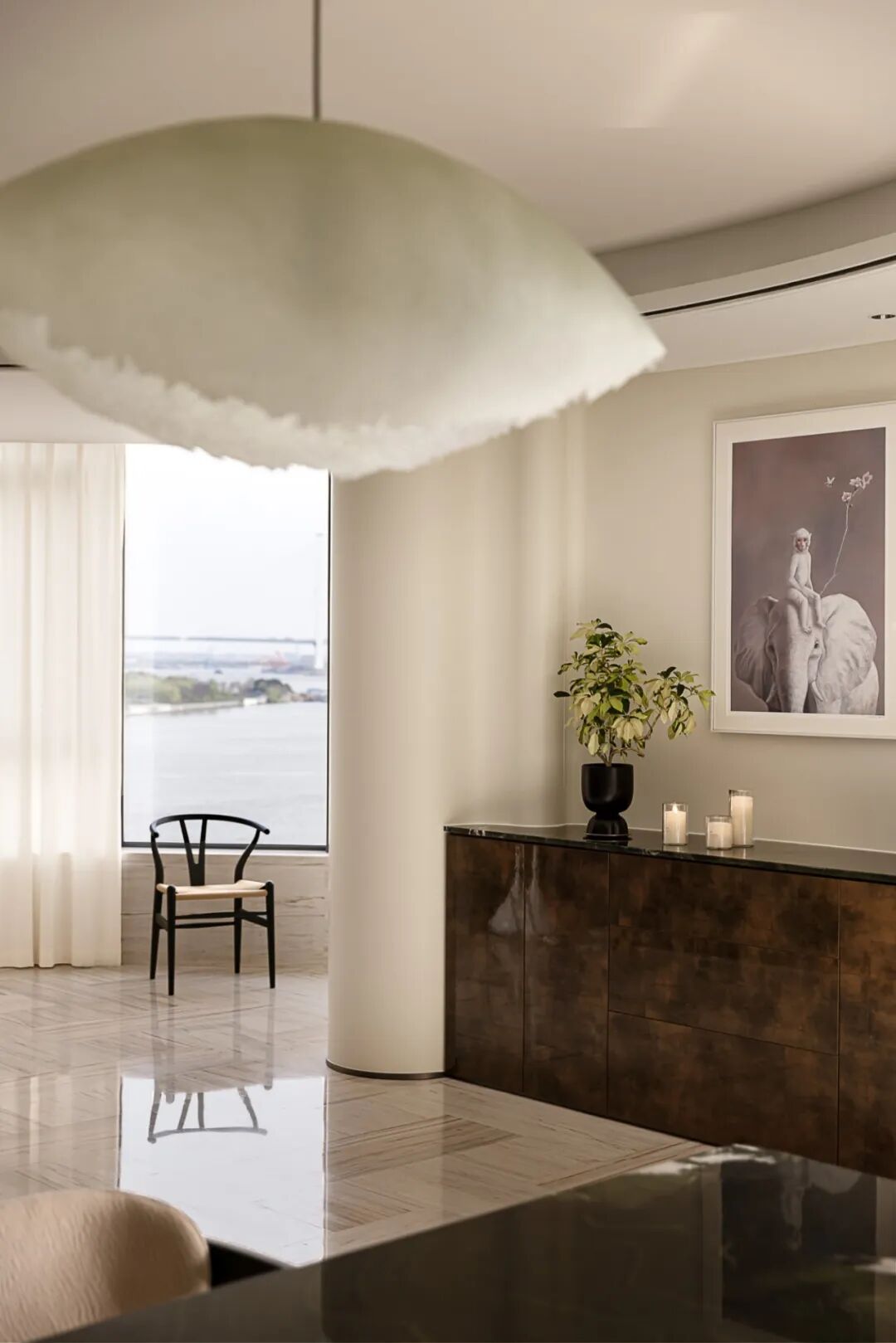 江景流动处，生活悄然盛放—重塑228㎡徐汇滨江宝能公馆游艇大宅的光与序-53