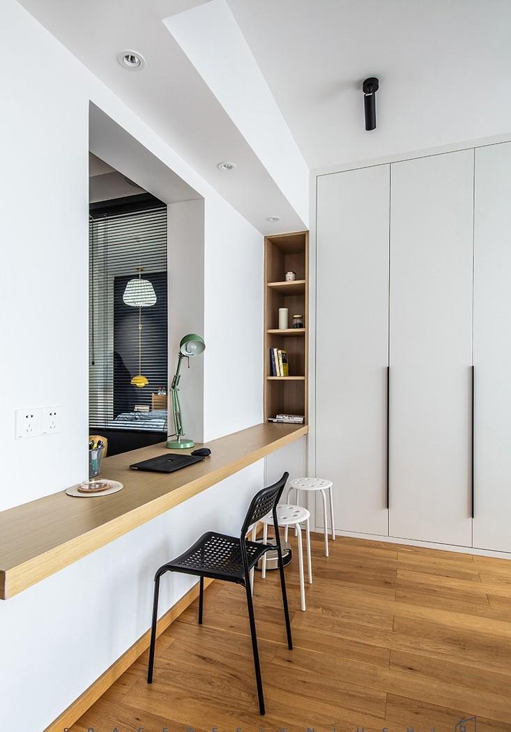 80 平米住宅的极致利用 | 多功能空间与 0 分贝书房-48