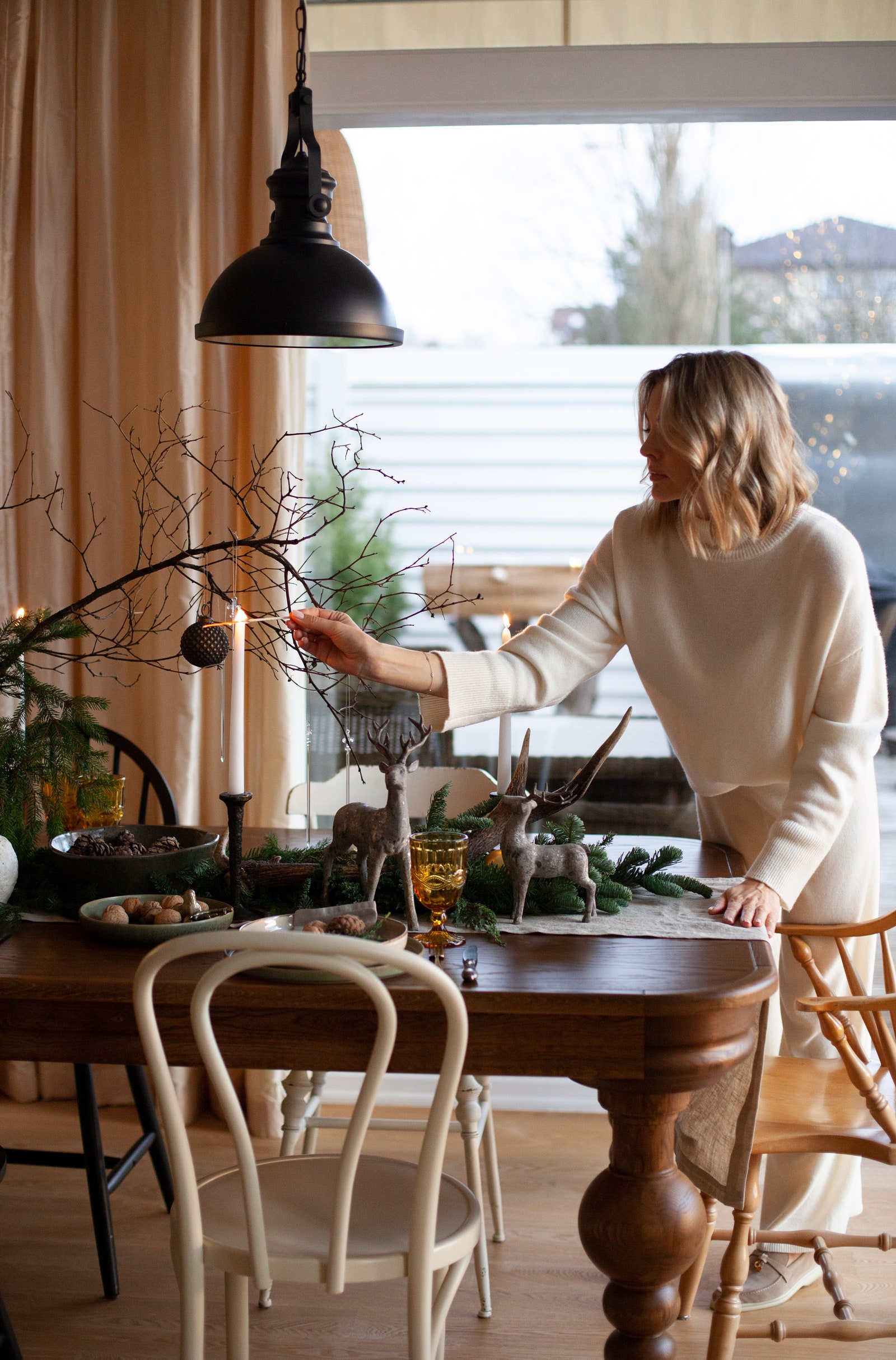 乡村住宅新年装饰设计丨设计师 Эльвира Вербицкая-39
