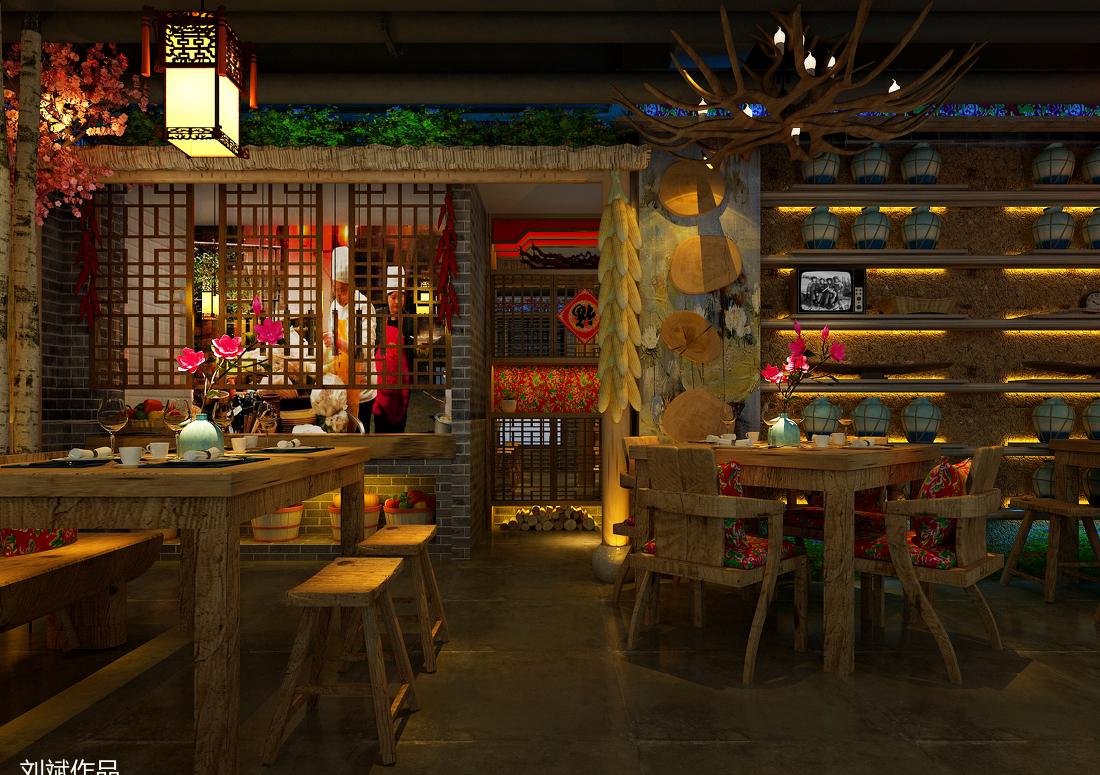 大连福记餐厅设计 | 精致公共空间与卫生间美学-15