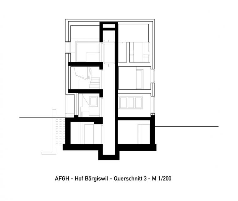 瑞士 Bargiswil 球场别墅 | 园林式庭院与木结构建筑的完美融合-51