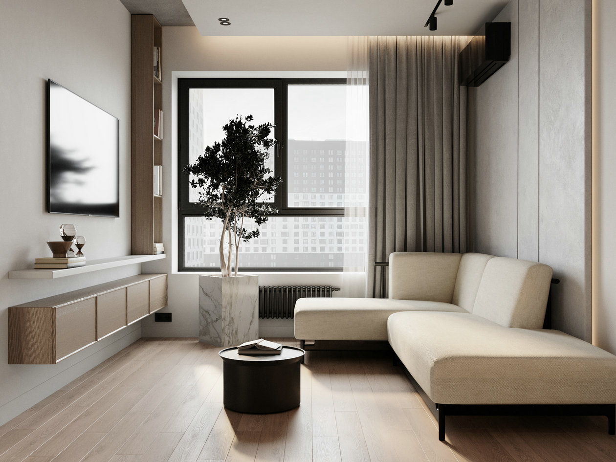 71·6㎡小空间公寓设计-2