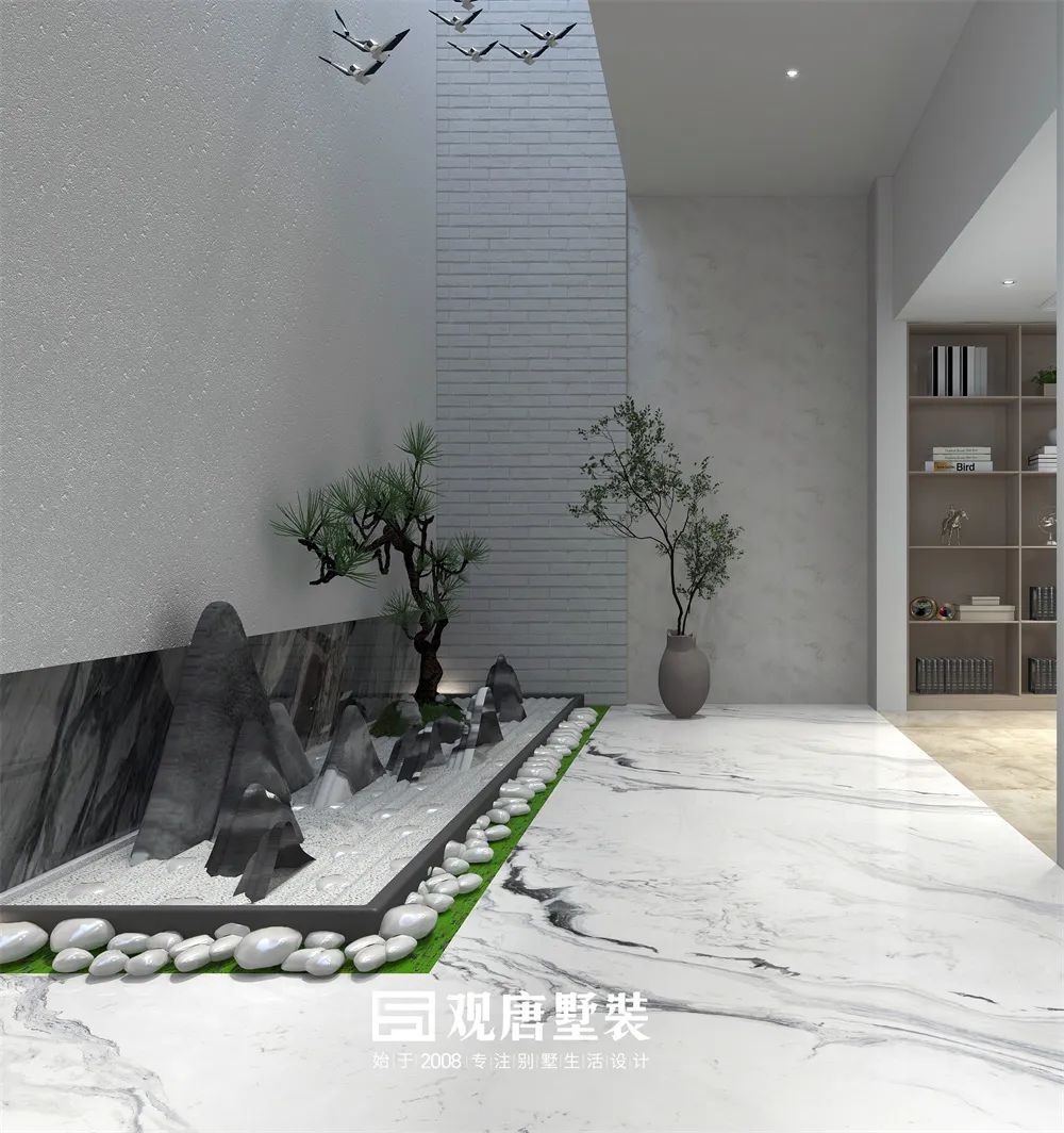 观唐墅装 | 大华紫郡380㎡现代风格，灵动空间让生活更有情趣！-20