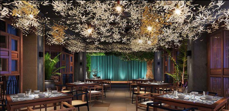 杭州品尚设计打造许昌群英会餐厅-19