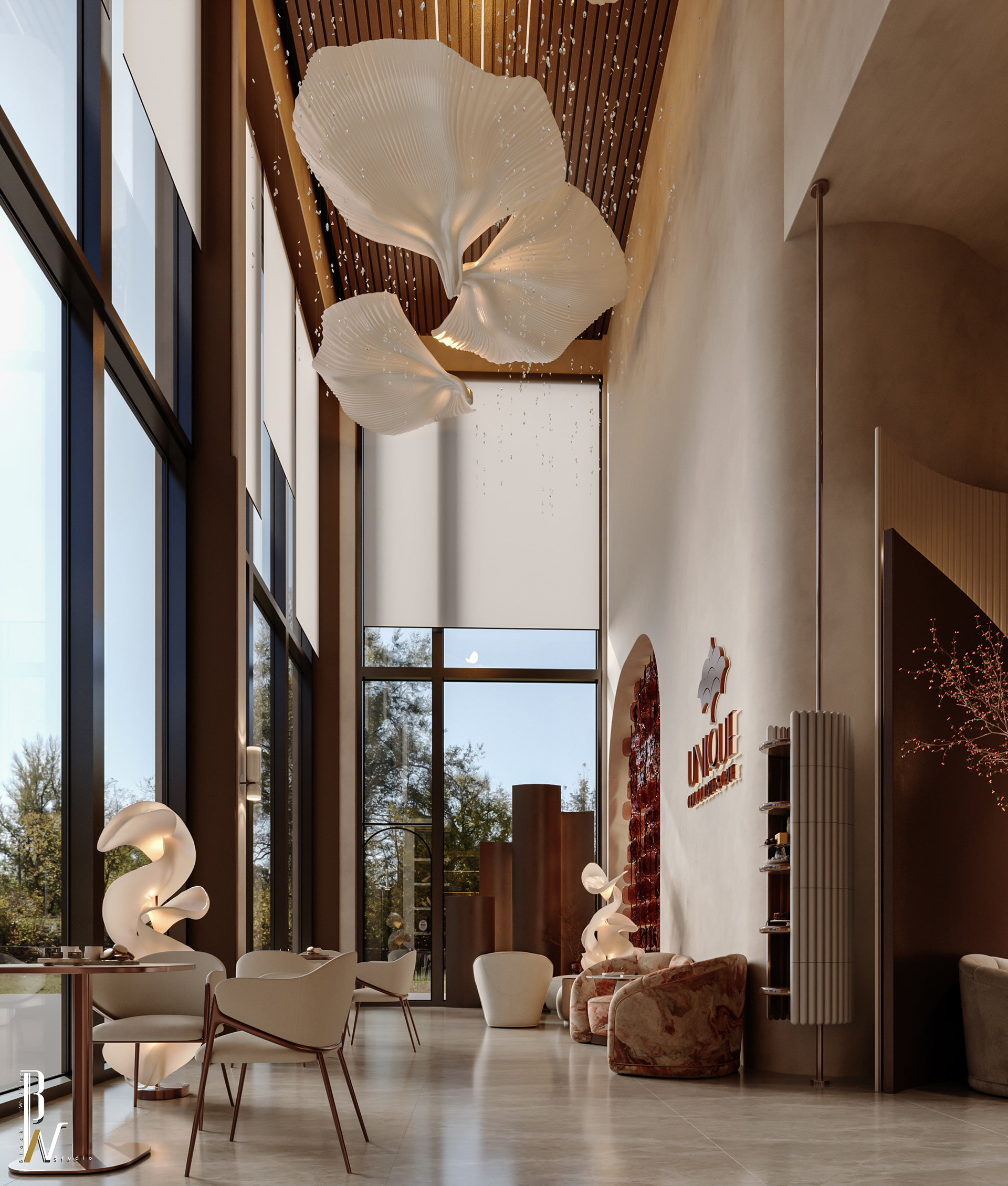 露芮巧克力咖啡馆丨沙特阿拉伯丨Black N White studio-12