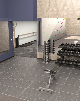 Anastasiya Gushchina丨健身房丨Gym Remodel Project - Design Visuals