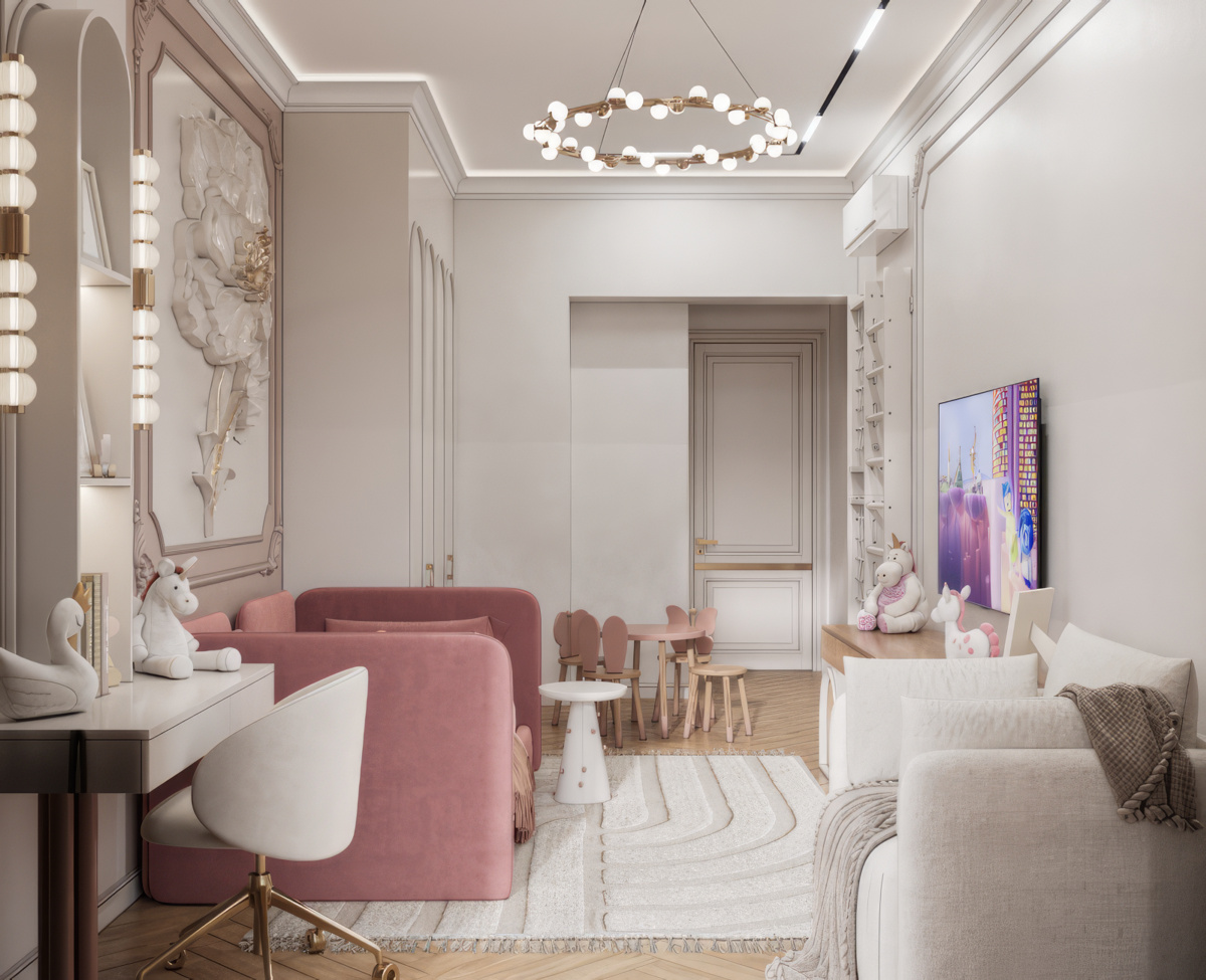 Baby girl's bedroom design-5