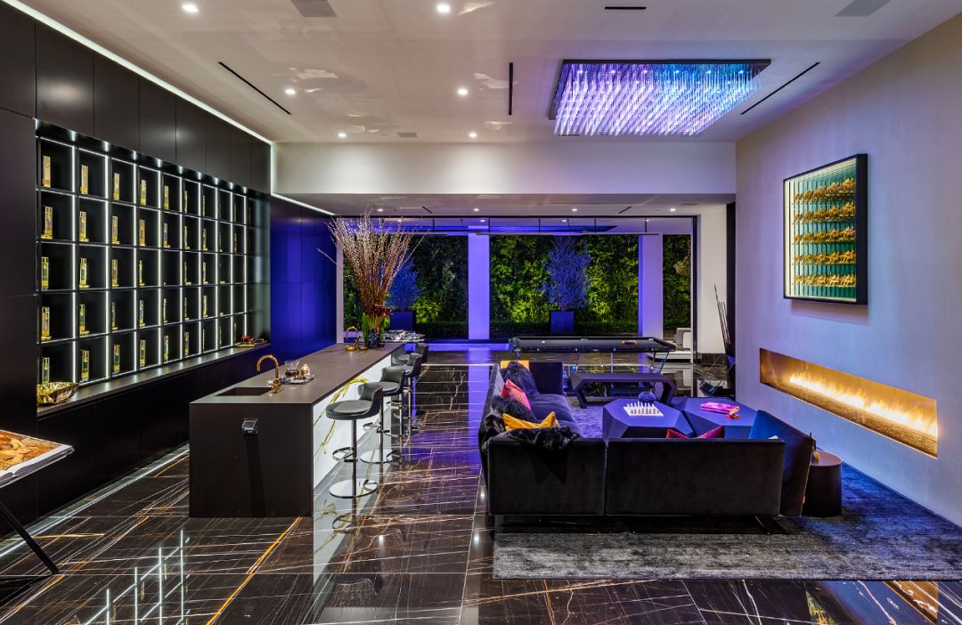 洛杉矶双层泳池豪宅，诠释精致考究的现代生活-60