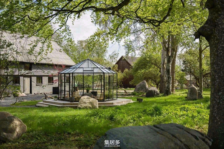 旧谷仓上的黑色阁楼丨瑞典设计团队-36