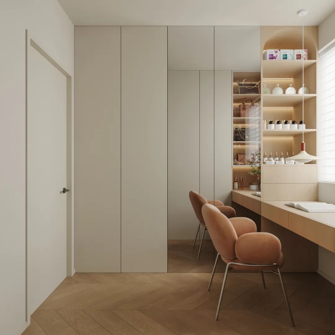 深圳如愿空间设计丨福田 · 益田村74㎡，每一寸空间都讲述着生活的故事-15