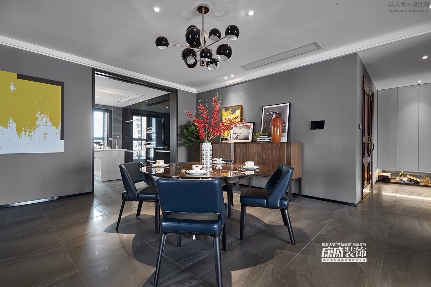 浙江嘉兴240㎡宝石公馆大平层  嘉兴康盛装饰-11