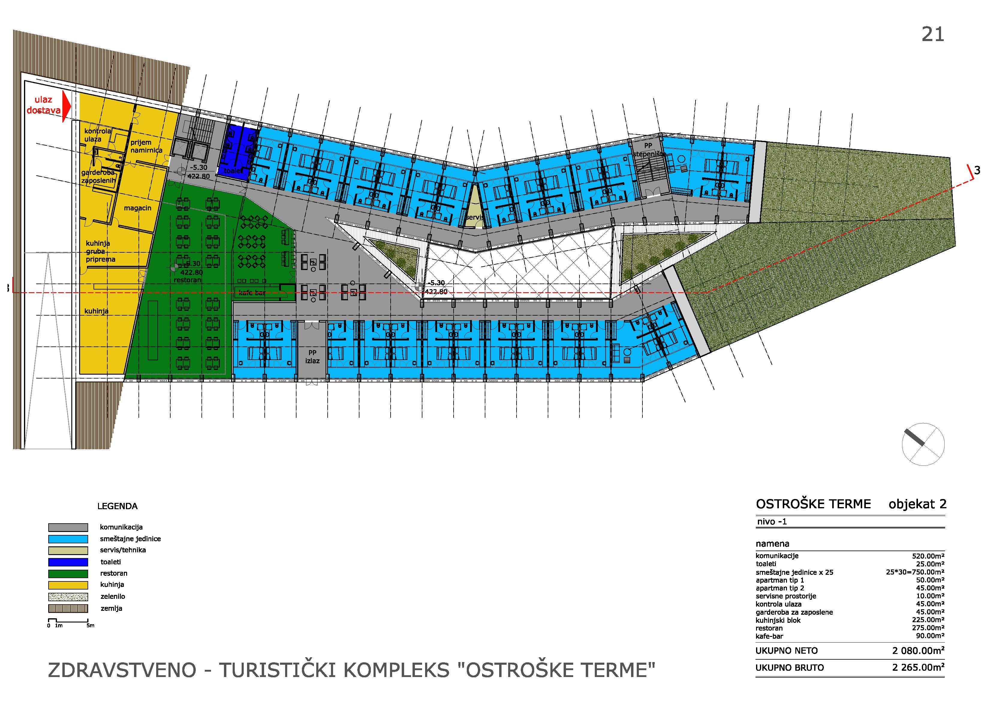 TERME OSTROSKE-MONTENEGRO 水疗酒店综合体 | 自然、健康与宗教的视觉表达-30