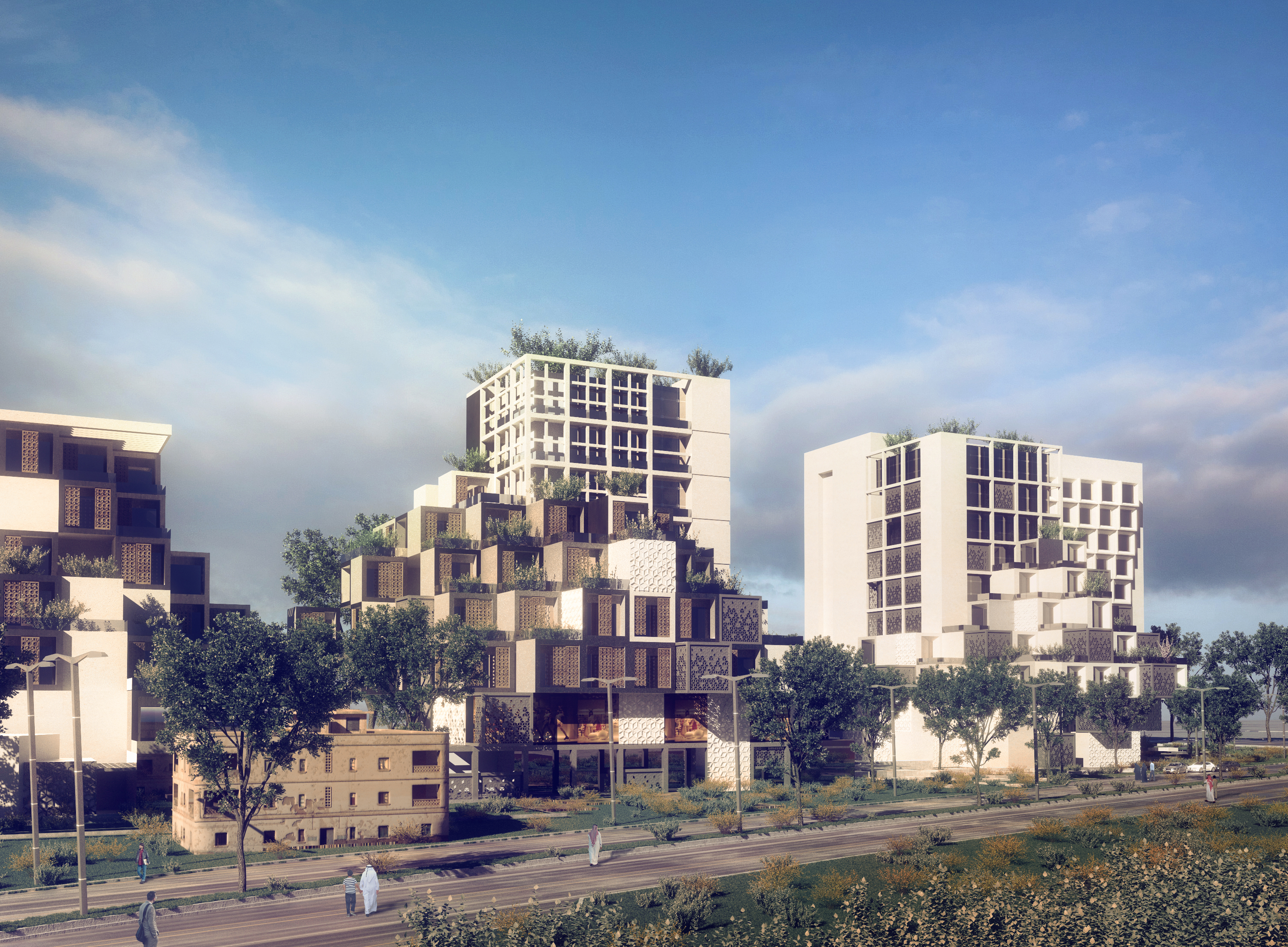 旧城新生的绿色综合体设计-25