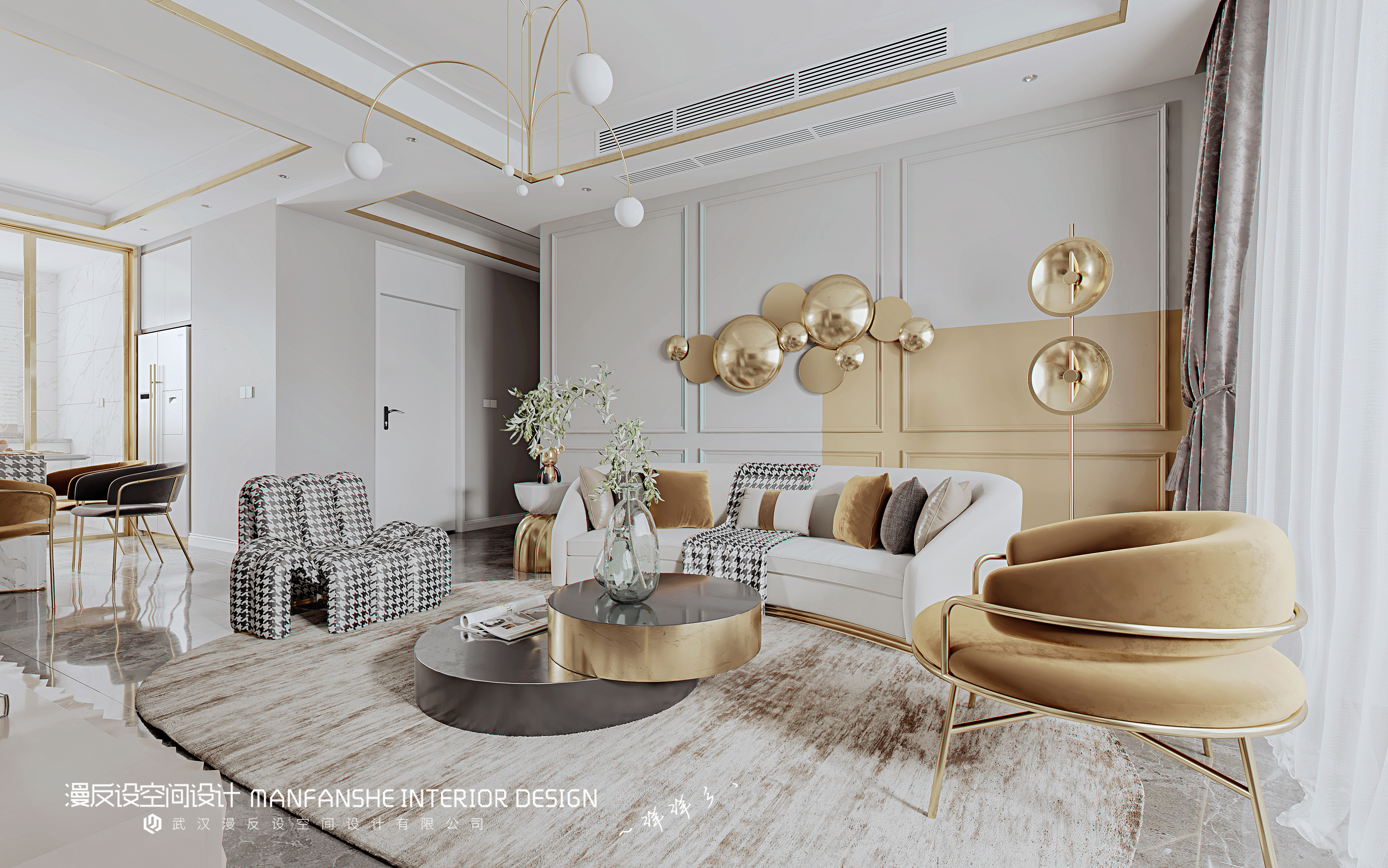 轻奢客餐厅设计，演绎优雅品味-1