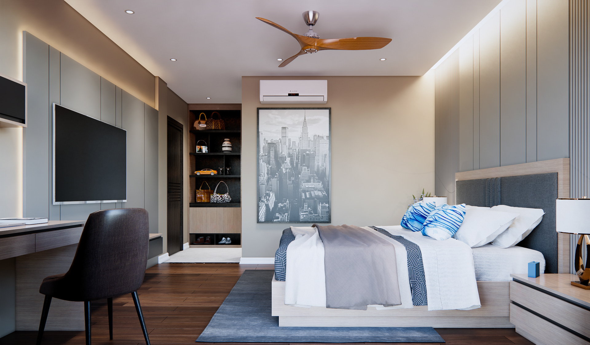 LIVING ROOM & BED ROOM 设计丨THANH CHUONG-8