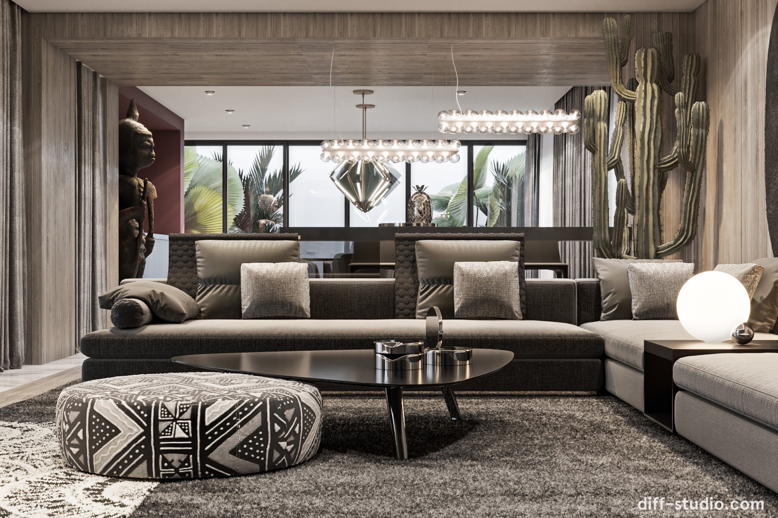 传统与现代对话，卢旺达私人别墅  Diff.Studio-13