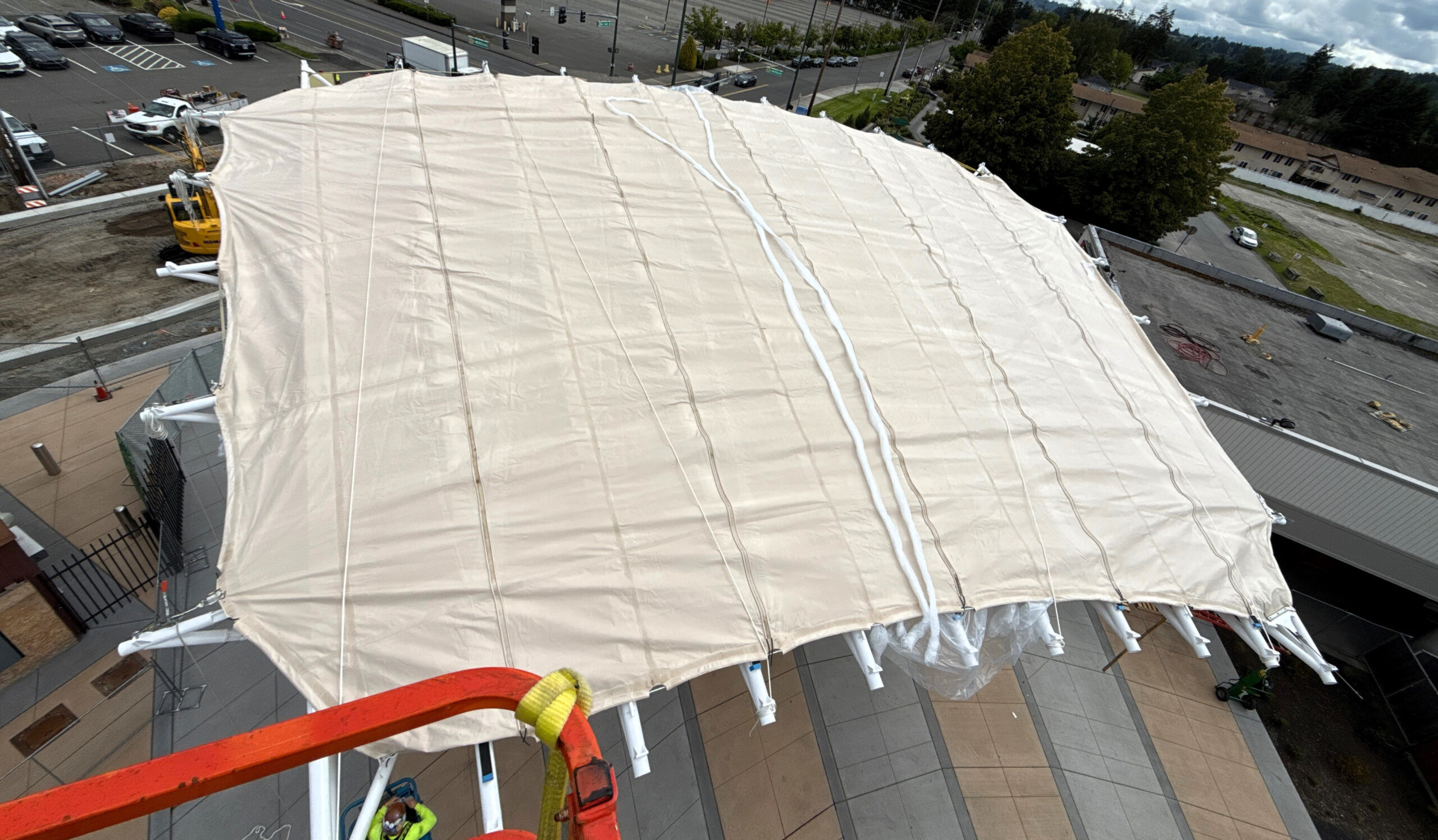 华盛顿州博览场馆入口雨棚项目丨美国华盛顿-30