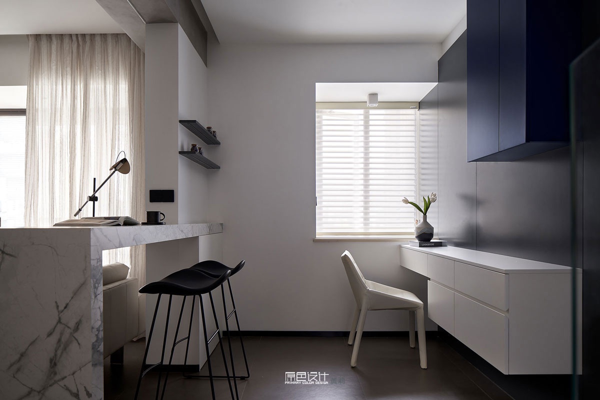 几何极简之美 · 福建福州跃层精装房住宅设计丨中国福州丨原色设计-44