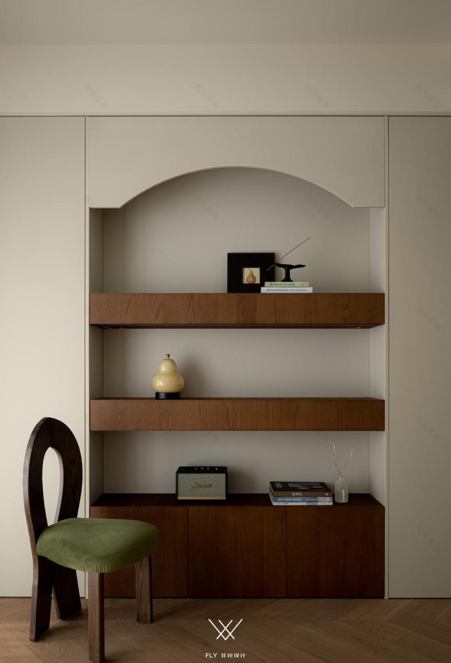 奶油风 LDK 一体化设计-35