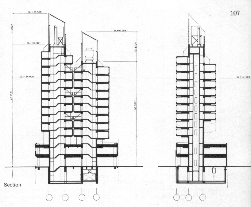 Nakagin Capsule Tower（中银胶囊塔）丨日本东京丨Kisho Kurokawa（黑川纪章）-64