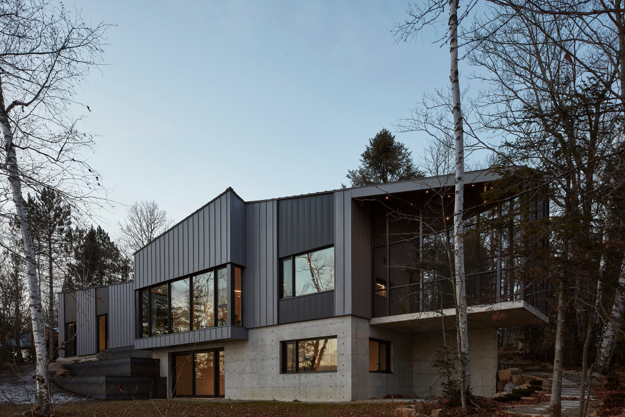 Les Pointes 住宅丨加拿大魁北克丨Ghoche Architecte-7