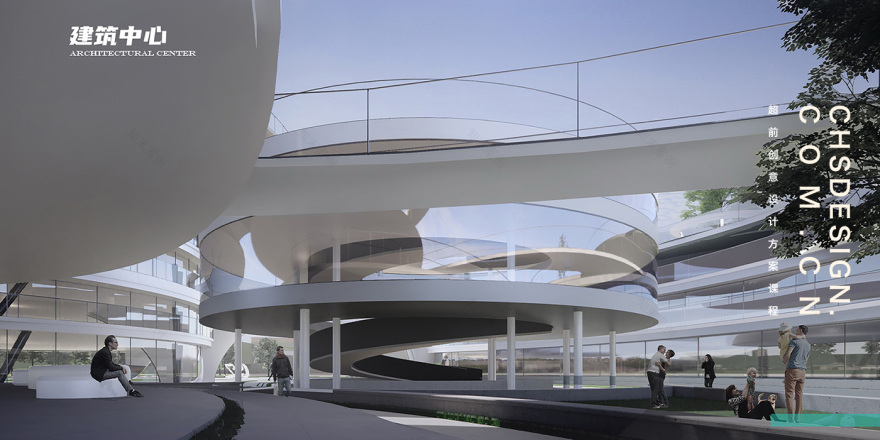 “青·舟 QZ”图书馆概念设计方案丨CHS ARCHITECTURE-22