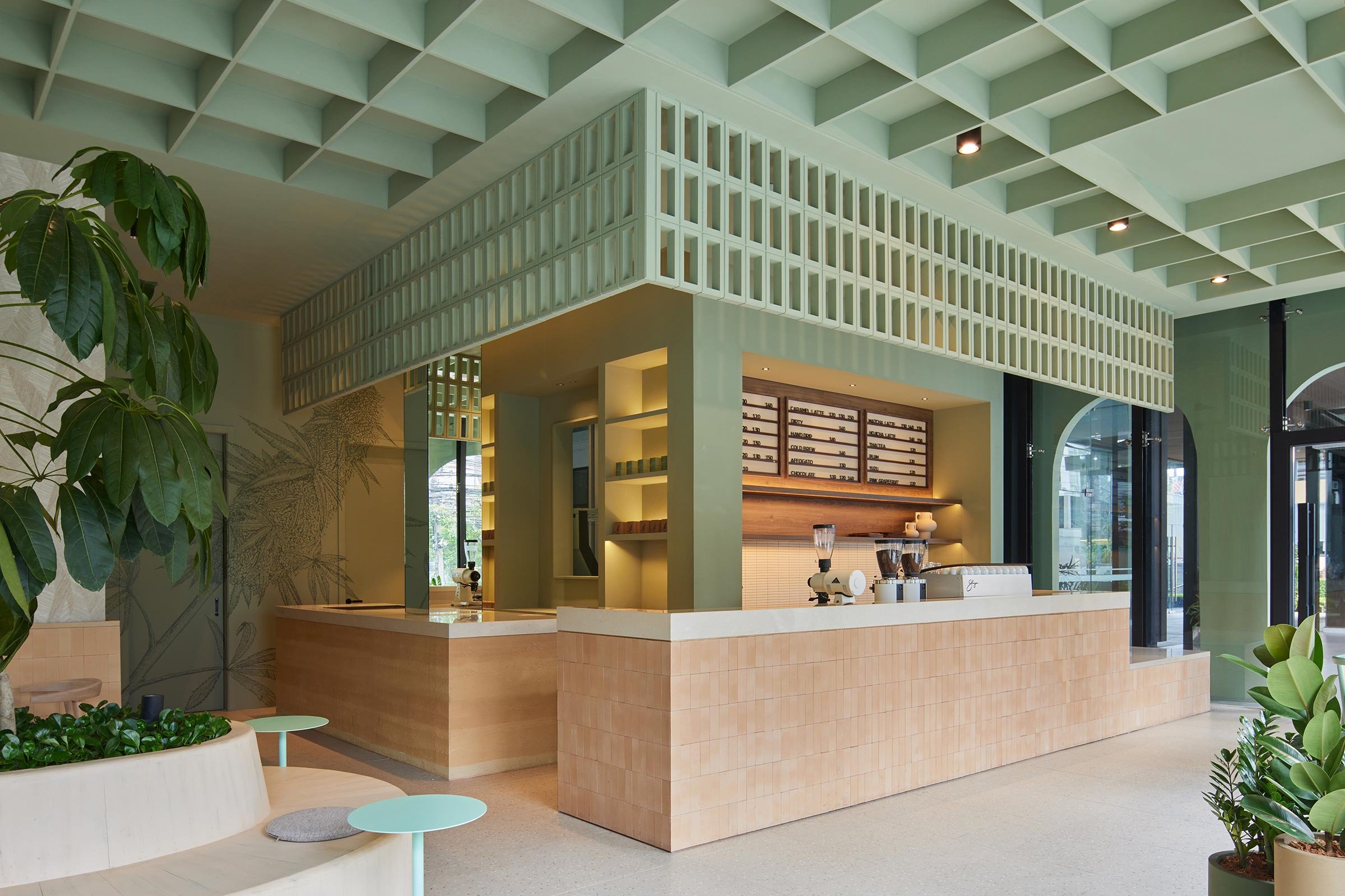 曼谷市中心的宁静咖啡馆丨泰国曼谷丨STUDIO 1:10-18