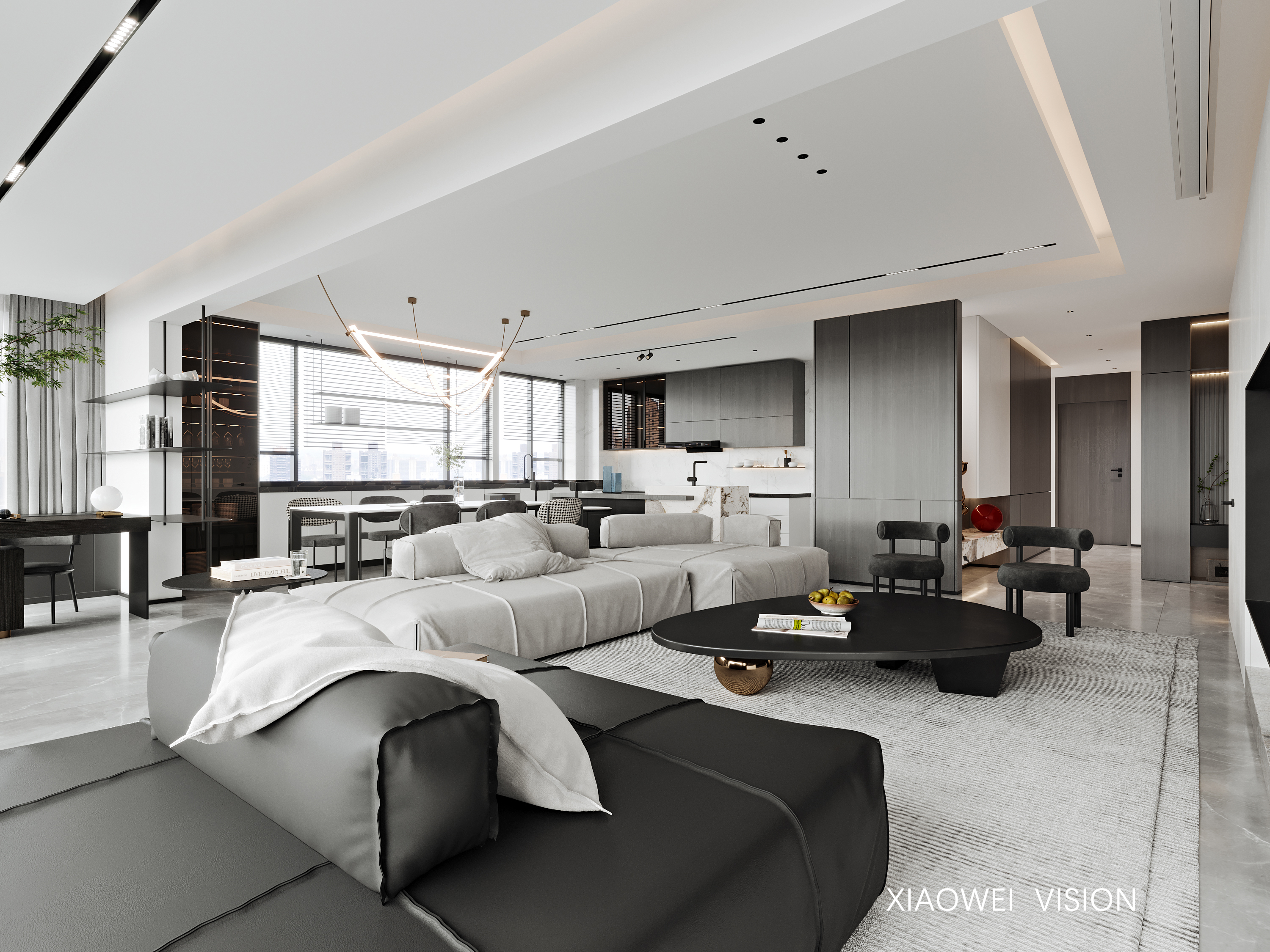 现代平层设计-51