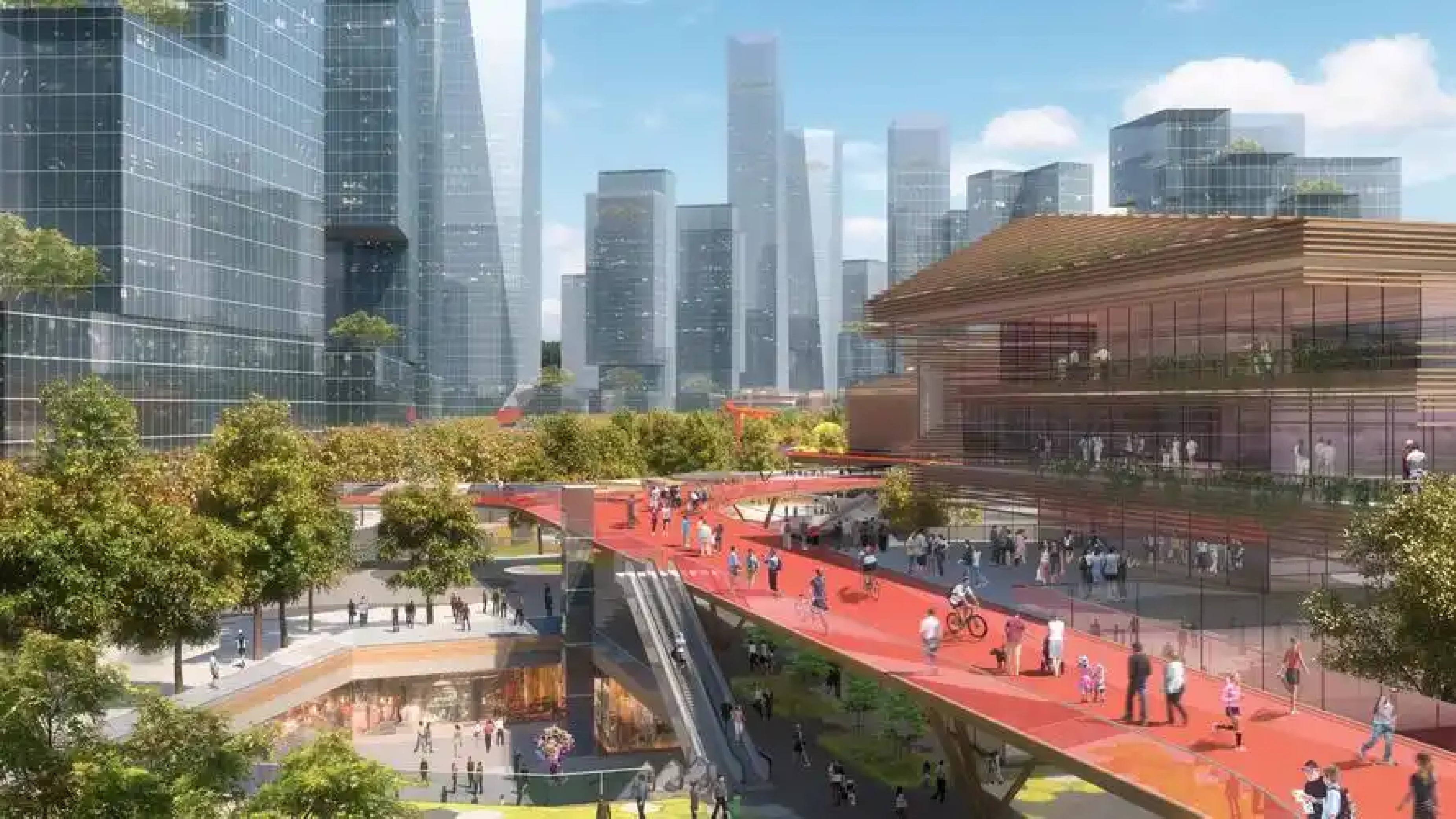 中国前海妈湾深港国际服务城标识系统丨中国深圳丨深圳上行线-5