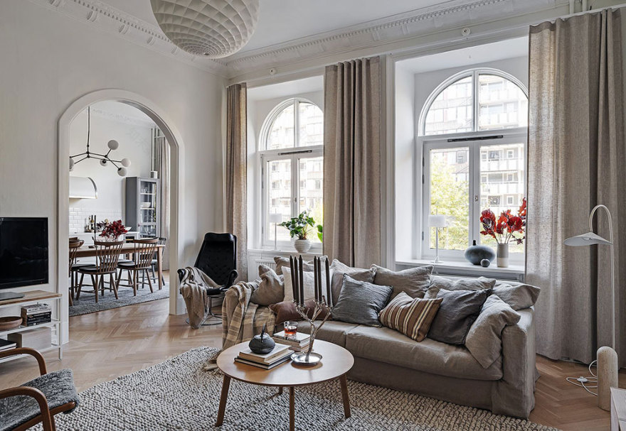 哥德堡舒适公寓,私密小阳台打造温馨家居-4