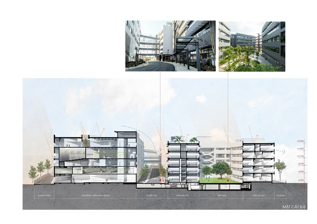 越南河内 Dewey Tây Hồ Tây 中学设计案例-21