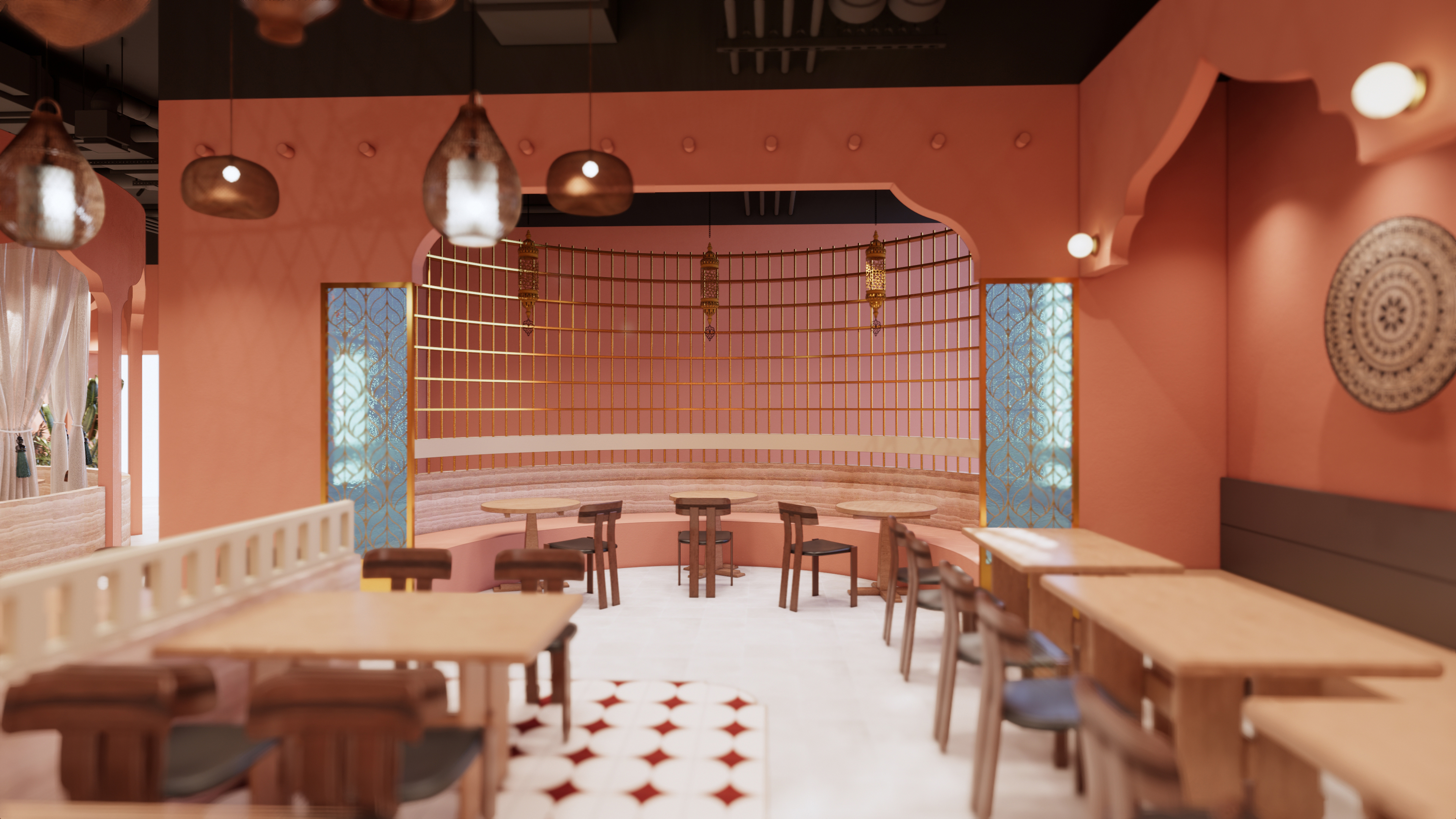 福州新粤情新疆菜丨中国福州丨Znd设计事务所-14