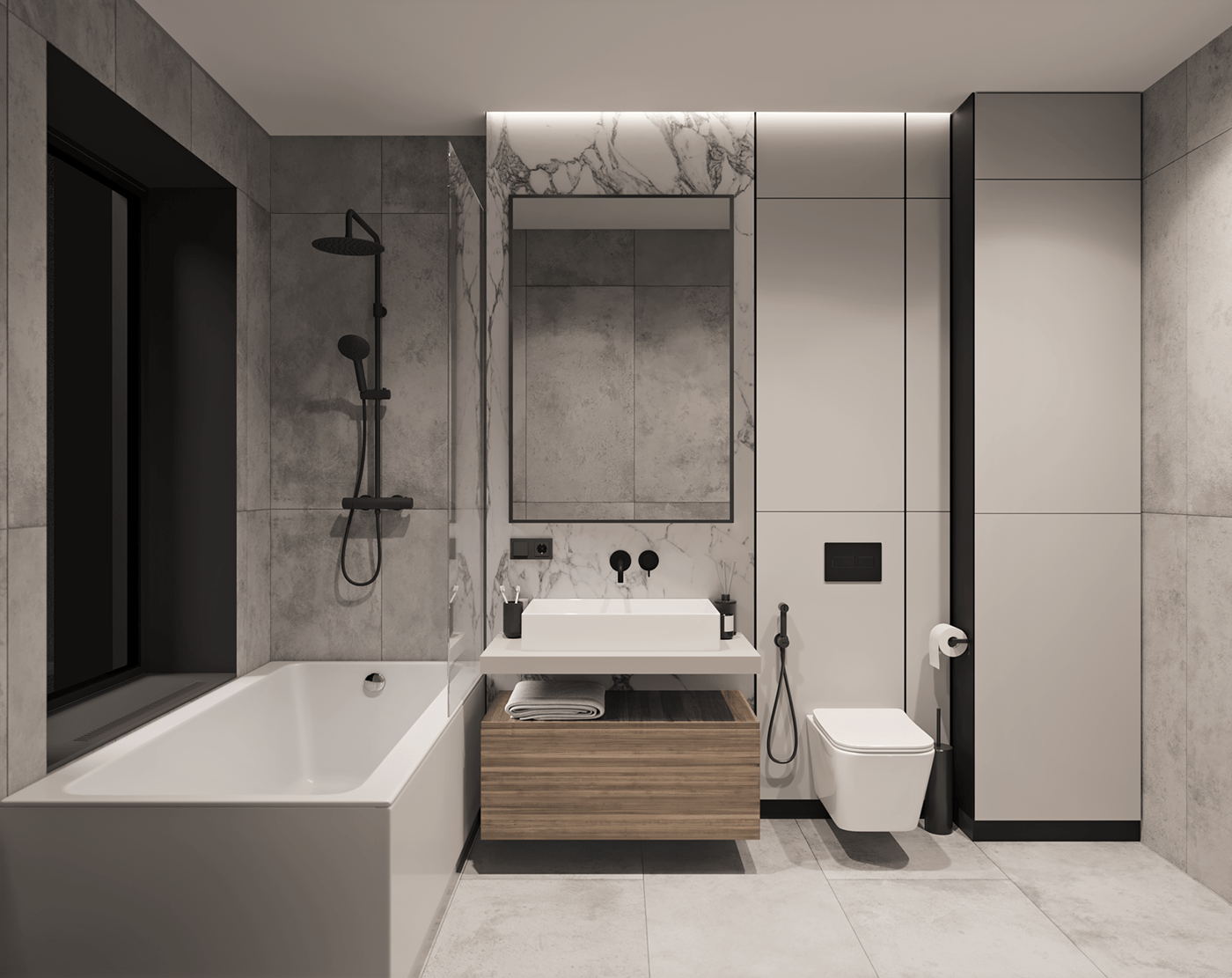 灰色系住宅设计 这样设计精致又优雅-10