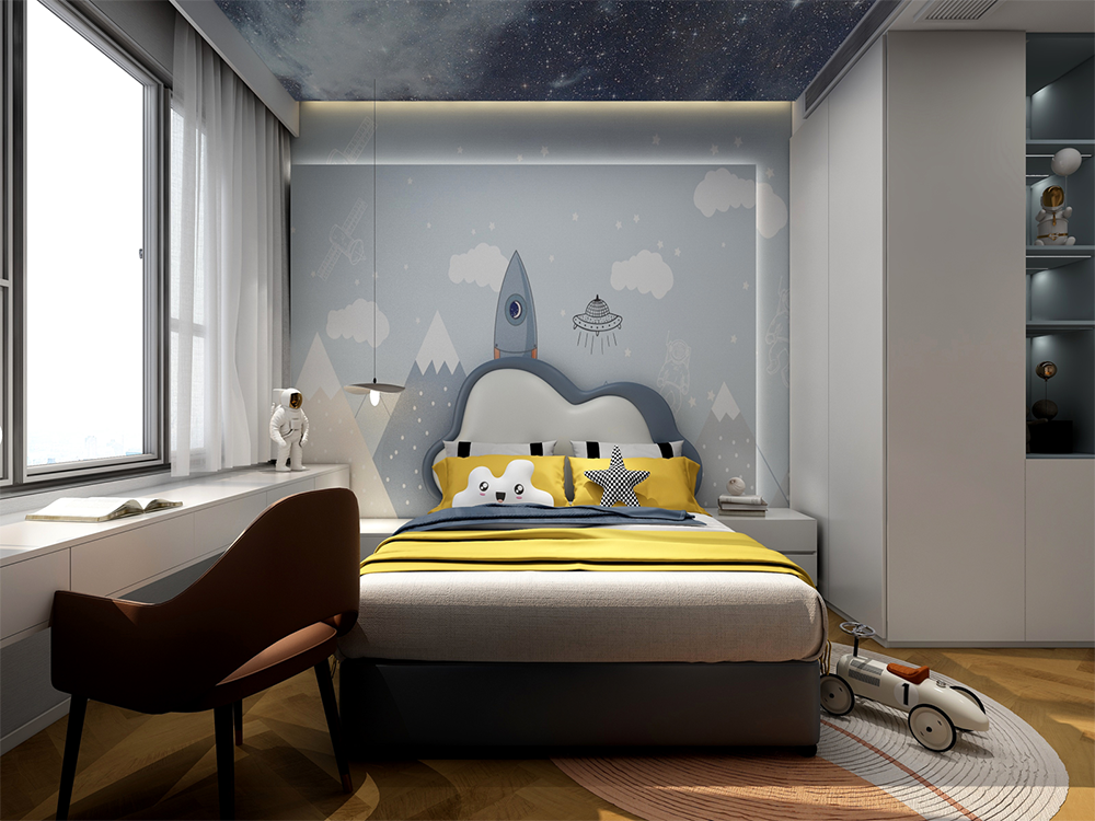 峰上名宅 128㎡现代极简风案例丨CITYFAMILY DECORATIO-15