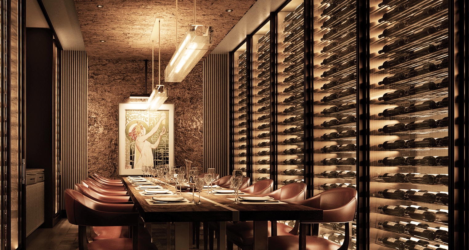 Wine Spectator餐厅及私人葡萄酒俱乐部丨巴林哈德丨THOM ORTIZ DESIGN LLC与Rockwellgroup-21