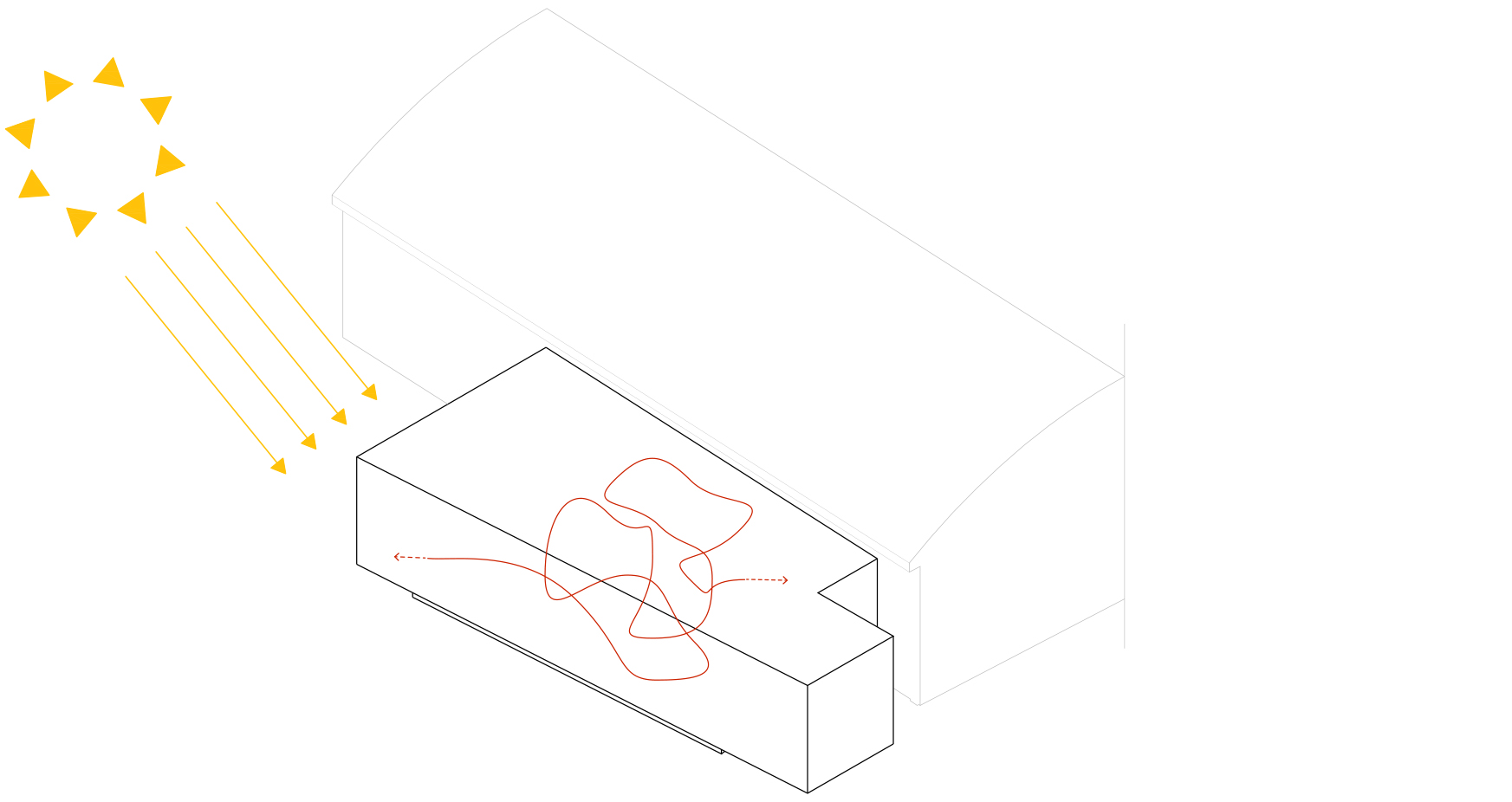 玻璃之屋 · 木质壁炉展示空间的扩建与创新-34