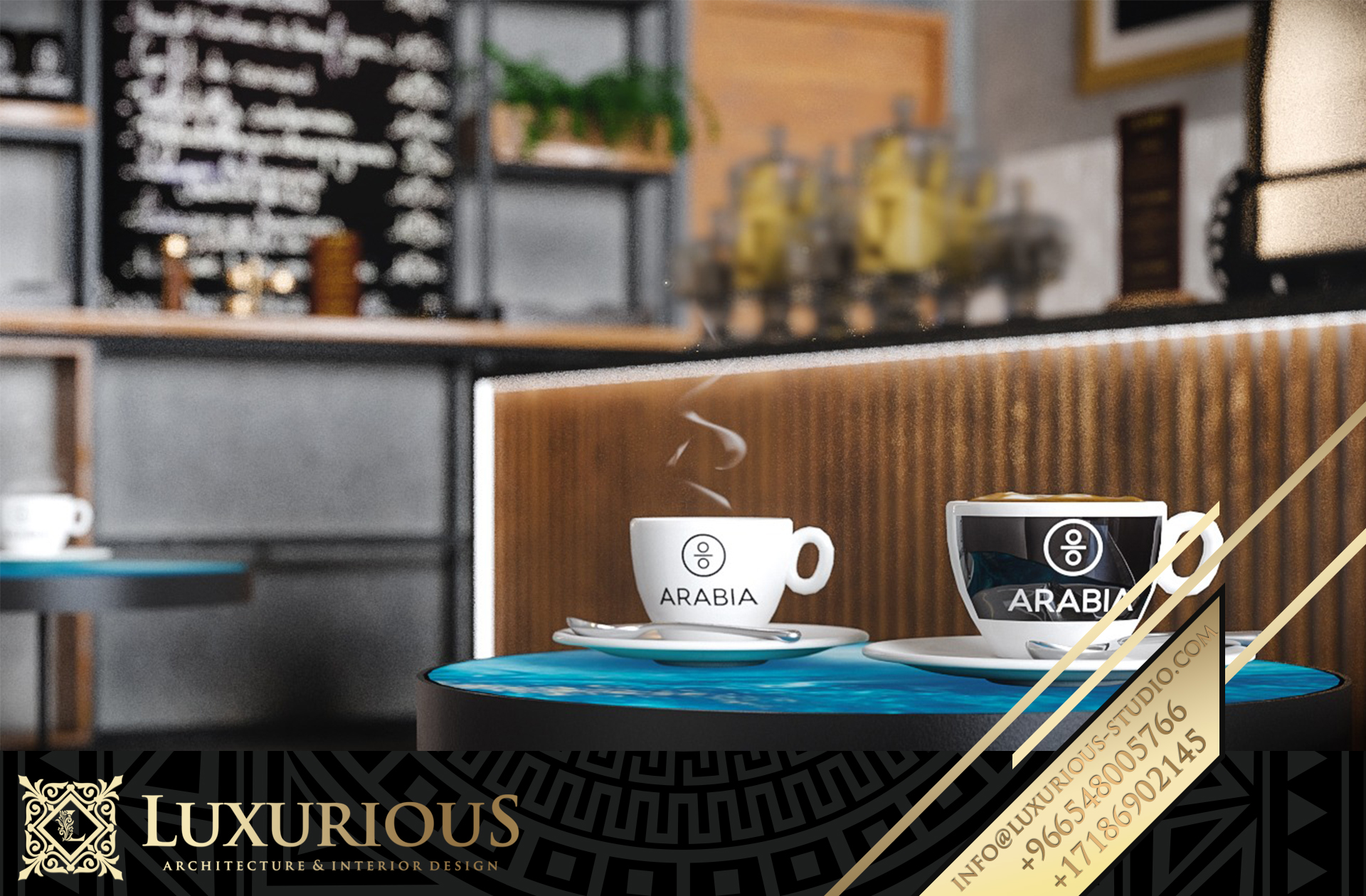 ARABIA CAFE - SAUDI ARABIA | تصميم كوفي شوب ارابيا-8