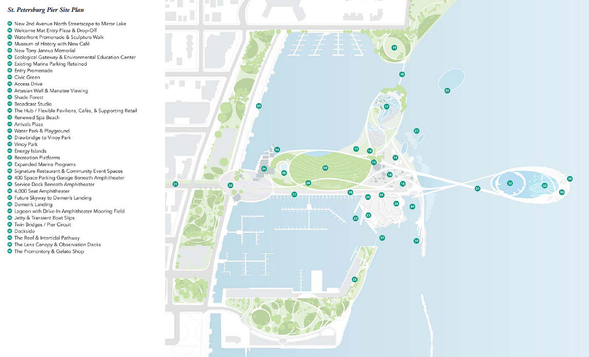 圣彼得斯堡码头 “The Lens” 设计方案丨美国丨迈克尔·马尔赞建筑事务所,汤姆·利德工作室-13