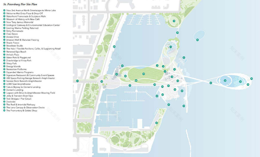 圣彼得斯堡码头 “The Lens” 设计方案丨美国丨迈克尔·马尔赞建筑事务所,汤姆·利德工作室-13