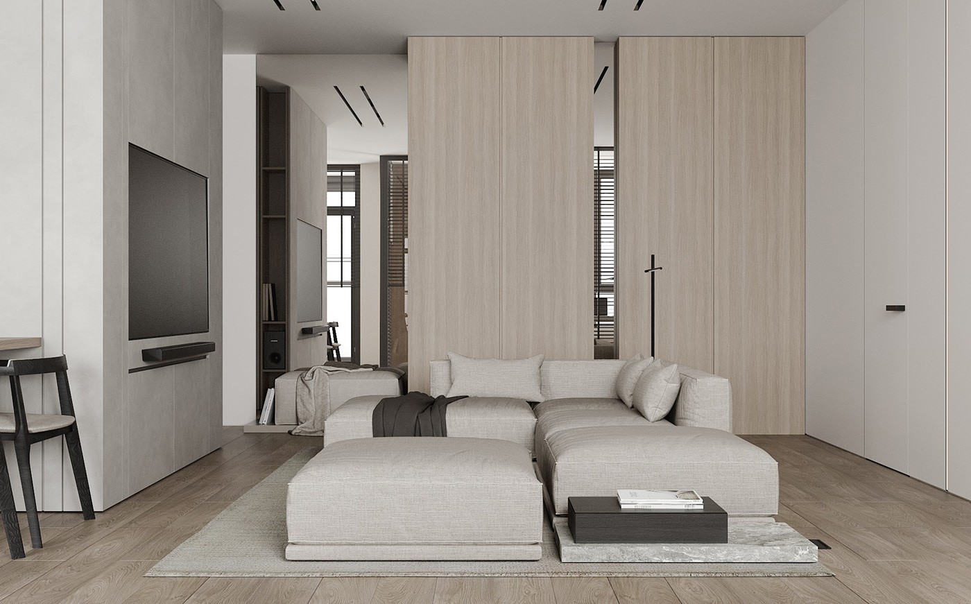 中性色系公寓设计 超高级！-0