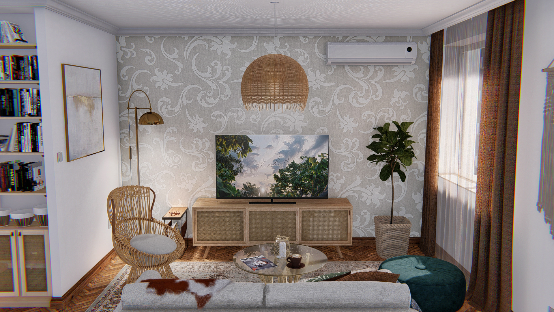 Rustic Boho Apartment 室内设计丨贝尔格莱德-2