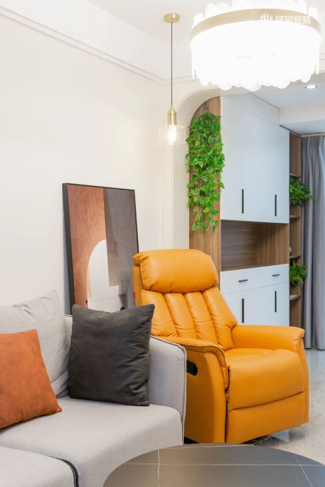 现代简约风设计,南京铭望装饰打造安嘉西苑舒适家居空间-0