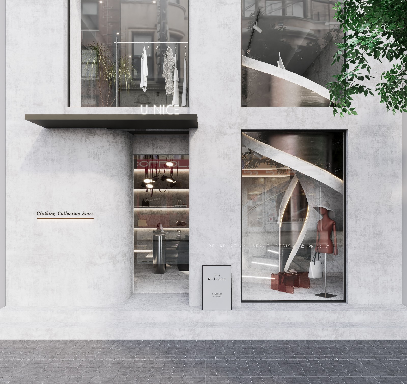 《U NICE》120㎡ 服饰集合店设计丨中国嘉兴丨合界设计-13