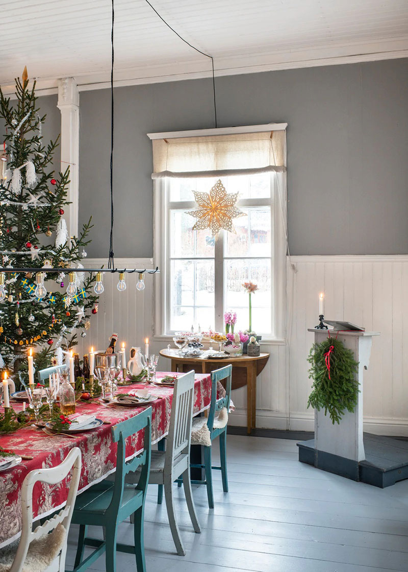 瑞典百年 mission house 圣诞装饰赏析-8