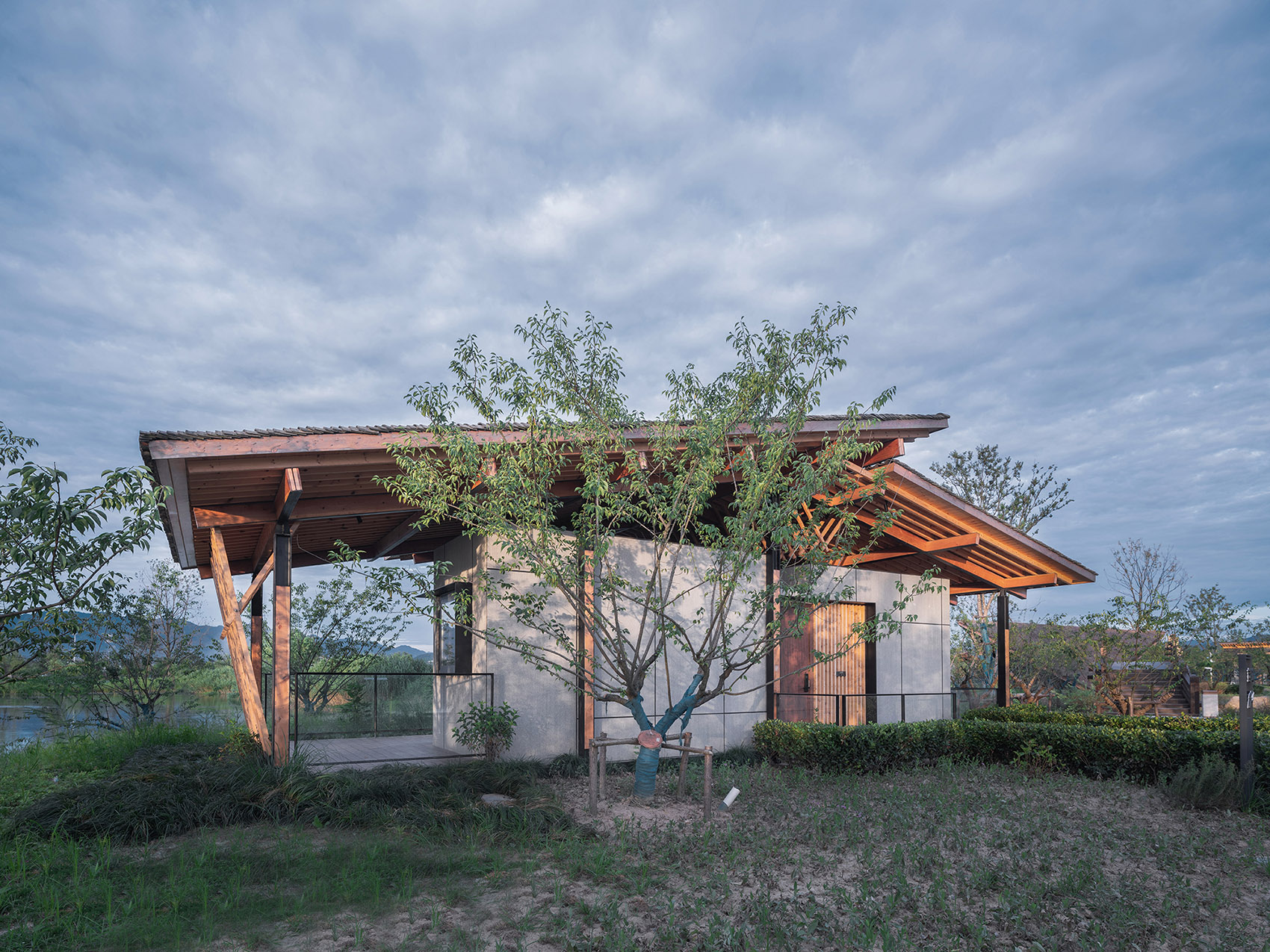 富阳阳陂湖湿地生态酒店丨中国杭州丨尌林建筑设计事务所-64