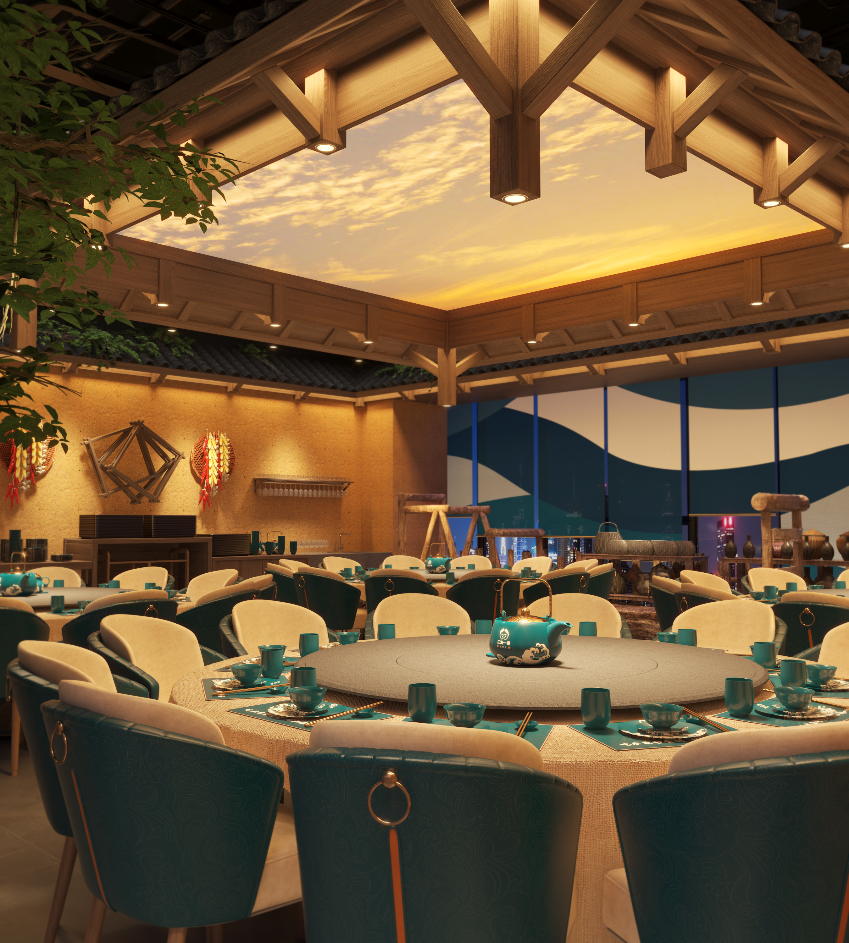 江海一锅(珑府店)丨中国南通丨邵德春云创品牌全案设计-41