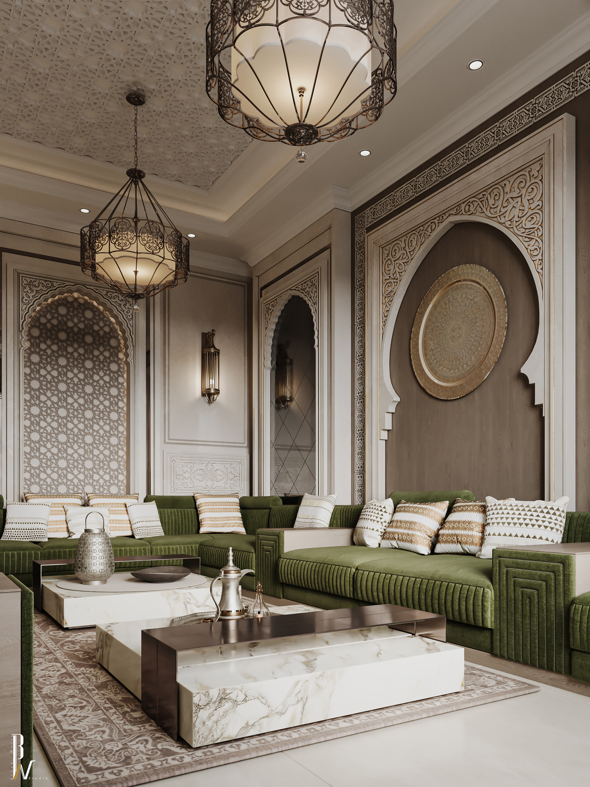 安达卢西亚阿拉伯语议会丨沙特阿拉伯丨Black N White-18